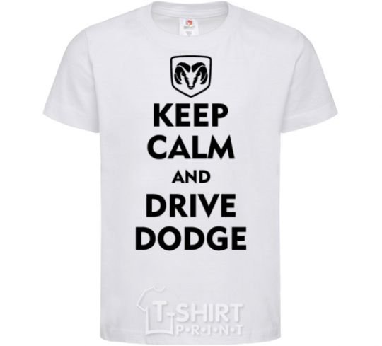 Детская футболка Drive Dodge Белый фото