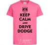 Детская футболка Drive Dodge Ярко-розовый фото