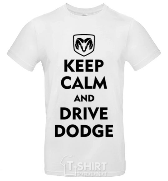 Мужская футболка Drive Dodge Белый фото