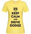 Женская футболка Drive Dodge Лимонный фото