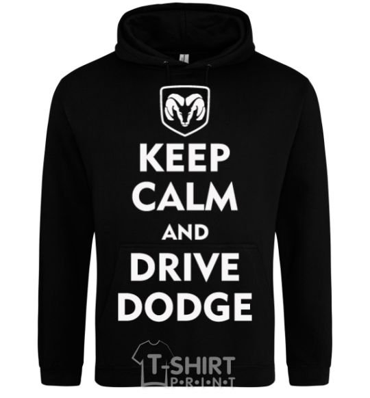 Men`s hoodie Drive Dodge black фото