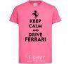 Детская футболка Drive Ferrari Ярко-розовый фото