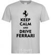 Men's T-Shirt Drive Ferrari grey фото