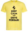 Men's T-Shirt Drive Ferrari cornsilk фото