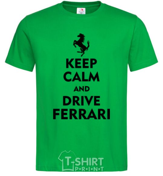 Men's T-Shirt Drive Ferrari kelly-green фото