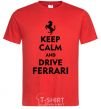 Men's T-Shirt Drive Ferrari red фото