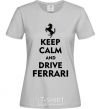 Women's T-shirt Drive Ferrari grey фото