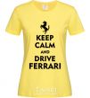 Women's T-shirt Drive Ferrari cornsilk фото