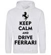 Men`s hoodie Drive Ferrari sport-grey фото