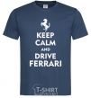 Men's T-Shirt Drive Ferrari navy-blue фото