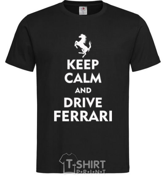 Men's T-Shirt Drive Ferrari black фото