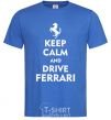 Мужская футболка Drive Ferrari Ярко-синий фото