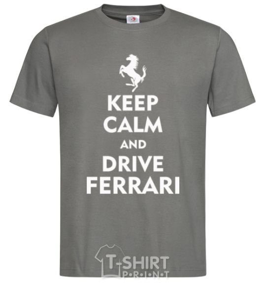 Men's T-Shirt Drive Ferrari dark-grey фото