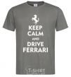 Men's T-Shirt Drive Ferrari dark-grey фото