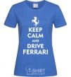 Women's T-shirt Drive Ferrari royal-blue фото