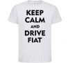 Kids T-shirt Drive Fiat White фото