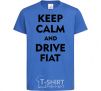 Kids T-shirt Drive Fiat royal-blue фото