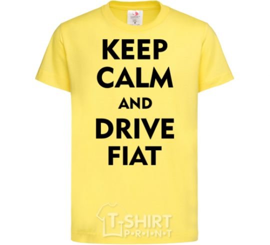 Kids T-shirt Drive Fiat cornsilk фото
