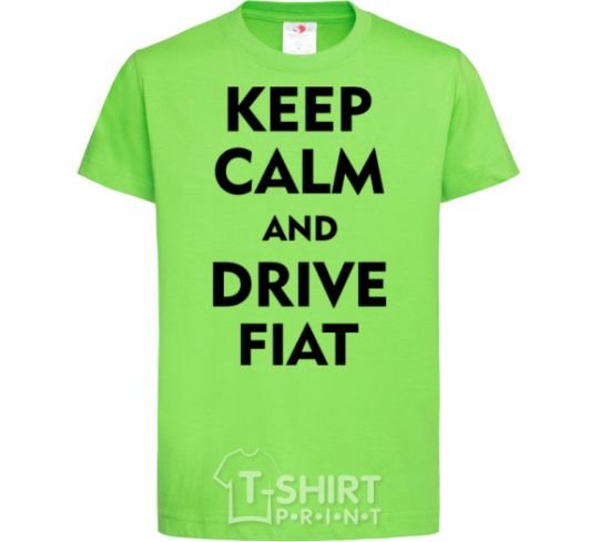 Kids T-shirt Drive Fiat orchid-green фото