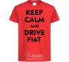 Kids T-shirt Drive Fiat red фото