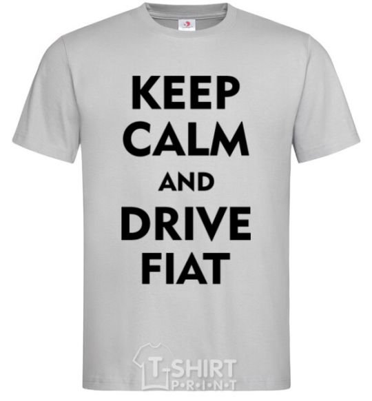 Мужская футболка Drive Fiat Серый фото