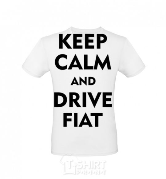 Men's T-Shirt Drive Fiat White фото