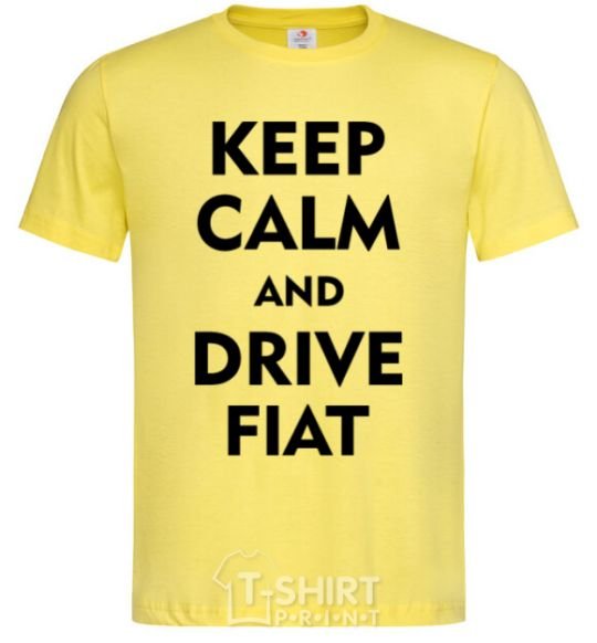 Men's T-Shirt Drive Fiat cornsilk фото