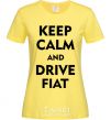 Women's T-shirt Drive Fiat cornsilk фото