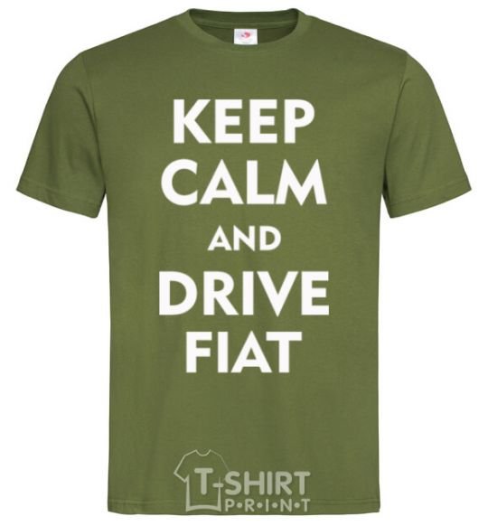 Men's T-Shirt Drive Fiat millennial-khaki фото