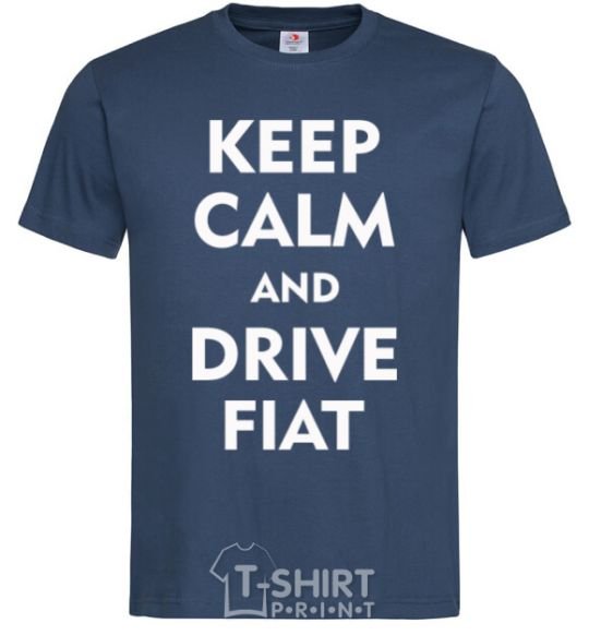 Men's T-Shirt Drive Fiat navy-blue фото