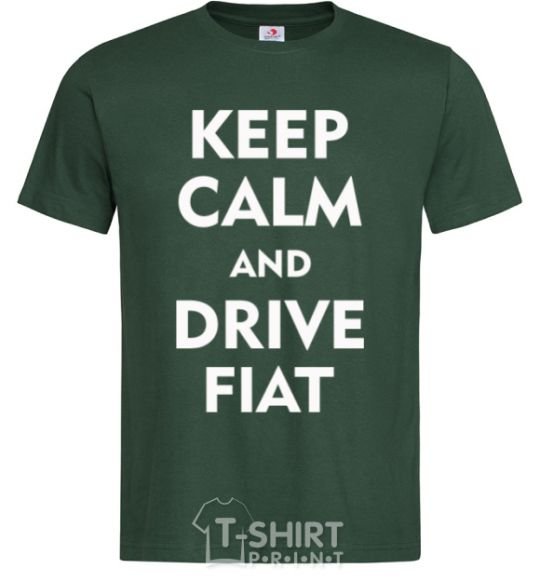 Men's T-Shirt Drive Fiat bottle-green фото