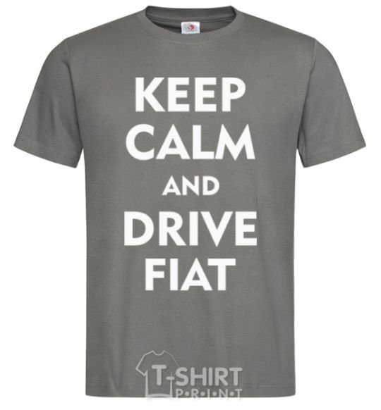 Men's T-Shirt Drive Fiat dark-grey фото