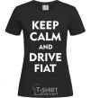 Women's T-shirt Drive Fiat black фото
