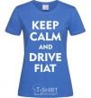 Women's T-shirt Drive Fiat royal-blue фото