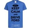 Детская футболка Drive Ford Ярко-синий фото