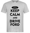 Men's T-Shirt Drive Ford grey фото