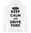 Men`s hoodie Drive Ford White фото