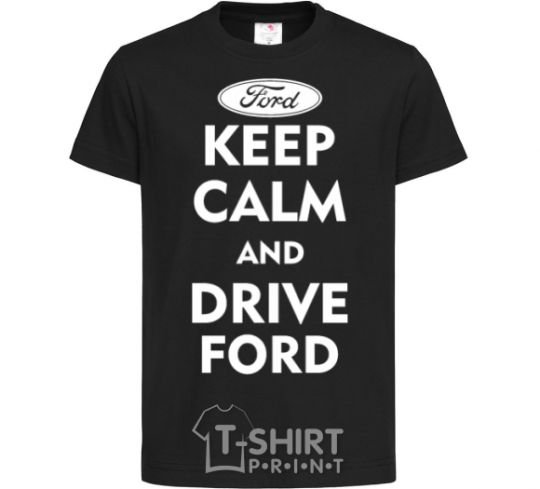 Детская футболка Drive Ford Черный фото