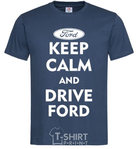 Men's T-Shirt Drive Ford navy-blue фото