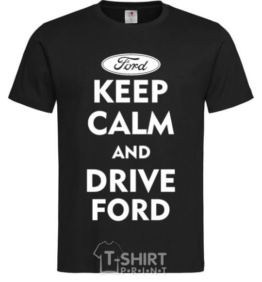 Men's T-Shirt Drive Ford black фото