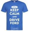Men's T-Shirt Drive Ford royal-blue фото
