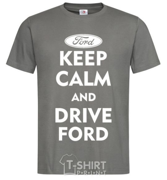Men's T-Shirt Drive Ford dark-grey фото