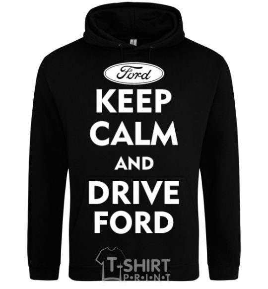 Men`s hoodie Drive Ford black фото