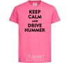 Детская футболка Drive Hummer Ярко-розовый фото