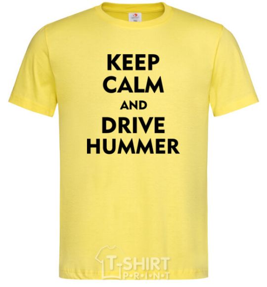 Мужская футболка Drive Hummer Лимонный фото