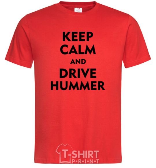 Мужская футболка Drive Hummer Красный фото