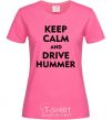 Женская футболка Drive Hummer Ярко-розовый фото