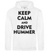 Men`s hoodie Drive Hummer White фото