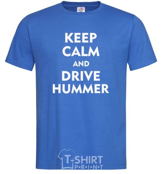 Мужская футболка Drive Hummer Ярко-синий фото
