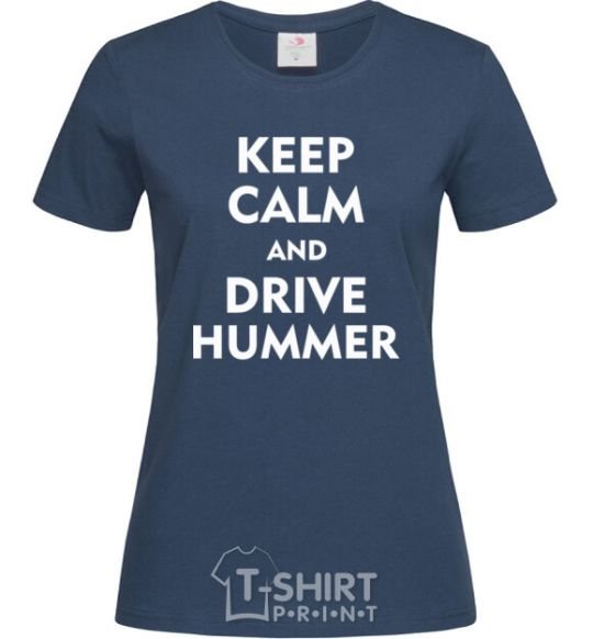 Женская футболка Drive Hummer Темно-синий фото